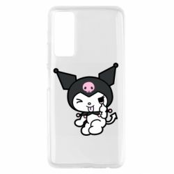 Чехол для Huawei P Smart 2021 Kuromi hello kitty - PrintSalon