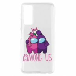 Чехол для Huawei P Smart 2021 Love is Among Us - PrintSalon