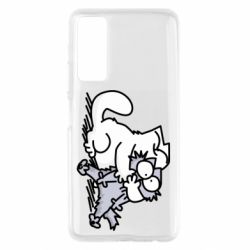 Чохол для Huawei P Smart 2021 Любов котів - PrintSalon