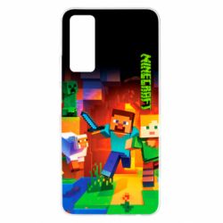 Чехол для Huawei P Smart 2021 Майнкрафт - PrintSalon