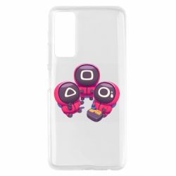 Чехол для Huawei P Smart 2021 Милые солдаты из игры в кальмара - PrintSalon