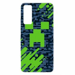 Чехол для Huawei P Smart 2021 Minecraft Creeper - PrintSalon
