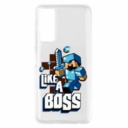 Чехол для Huawei P Smart 2021 Minecraft Like a Boss - PrintSalon