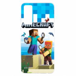 Чехол для Huawei P Smart 2021 Minecraft summer - PrintSalon