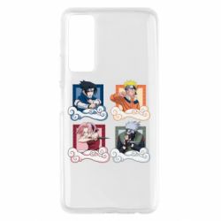 Чехол для Huawei P Smart 2021 Naruto team 7 in action - PrintSalon