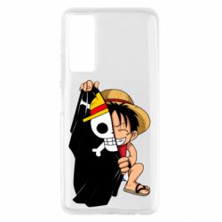 Чехол для Huawei P Smart 2021 One piece chibi Luffy - PrintSalon