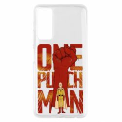 Чехол для Huawei P Smart 2021 One Punch Man Saitama-PrintSalon Чехол для Huawei P Smart 2021 One Punch Man Saitama