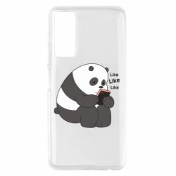 Чехол для Huawei P Smart 2021 Панда лайк - PrintSalon
