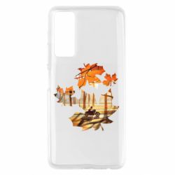 Чехол для Huawei P Smart 2021 Проезжая осень - PrintSalon