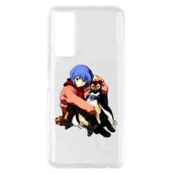 Чехол для Huawei P Smart 2021 Rei Ayanami and Pen Pen - PrintSalon