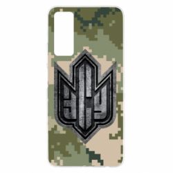 Чехол для Huawei P Smart 2021 РУССКИЙ ВОЕННЫЙ КОРАБЛЬ ІДІ НА ХУЙ! ВСУ - PrintSalon