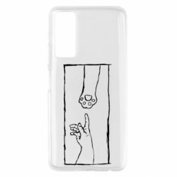 Чехол для Huawei P Smart 2021 Сreation meow - PrintSalon