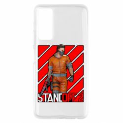 Чехол для Huawei P Smart 2021 Standoff 2 Red Logo - PrintSalon