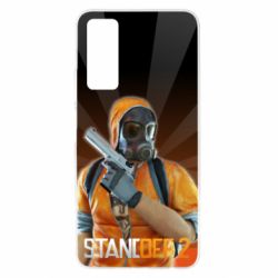 Чехол для Huawei P Smart 2021 Standoff 2 Terrorist in a gas mask - PrintSalon