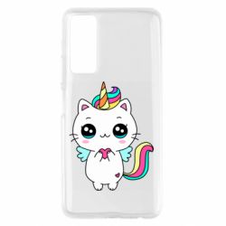 Чехол для Huawei P Smart 2021 The cat is unicorn - PrintSalon