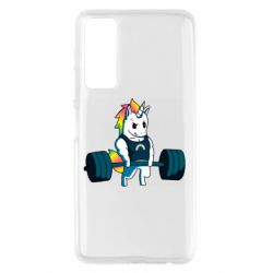 Чехол для Huawei P Smart 2021 The unicorn is rocking - PrintSalon