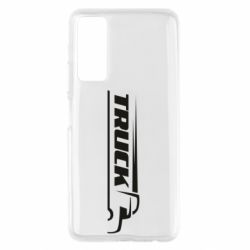 Чехол для Huawei P Smart 2021 Truck simple art - PrintSalon