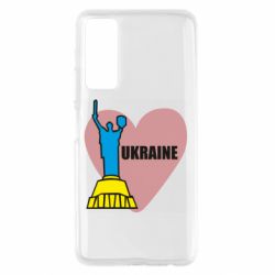 Чехол для Huawei P Smart 2021 Ukraine in heart - PrintSalon