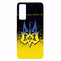 Чохол для Huawei P Smart 2021 Ukraine, yellow blue - PrintSalon