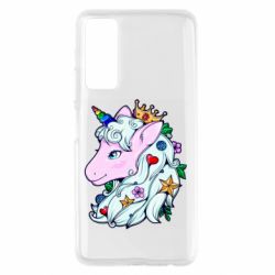 Чехол для Huawei P Smart 2021 Unicorn Princess - PrintSalon