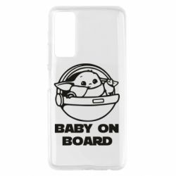 Чехол для Huawei P Smart 2021 Вaby on board - PrintSalon