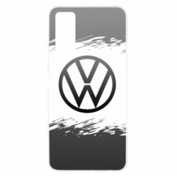 Чохол для Huawei P Smart 2021 Volkswagen logo and grunge - PrintSalon