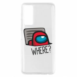 Чехол для Huawei P Smart 2021 Where? ( Among Us ) - PrintSalon