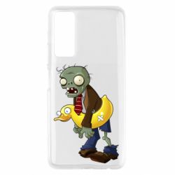 Чехол для Huawei P Smart 2021 Zombie with a duck - PrintSalon