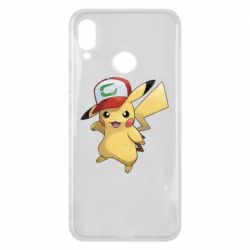 Чехол для Huawei P Smart Plus 2018 Ash's hat Pikachu - PrintSalon