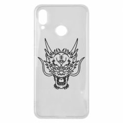 Чехол для Huawei P Smart Plus 2018 Asian dragon - PrintSalon
