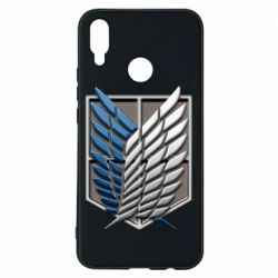 Чехол для Huawei P Smart Plus 2018 Attack Titan Survey Corps Logo 3D
