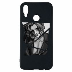 Чехол для Huawei P Smart Plus 2018 Black and white Damiano - PrintSalon