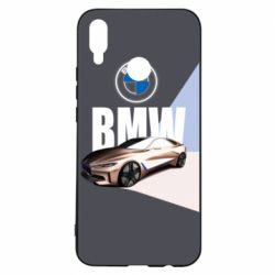 Чехол для Huawei P Smart Plus 2018 BMW Concept i4 - PrintSalon