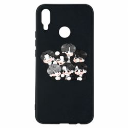 Чохол для Huawei P Smart Plus 2018 BTS Cute Art - PrintSalon