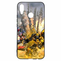 Чохол для Huawei P Smart Plus 2018 Bumblebee and Optimus Prime - PrintSalon