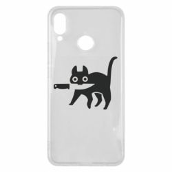 Чехол для Huawei P Smart Plus 2018 Cat with a knife - PrintSalon
