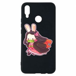 Чехол для Huawei P Smart Plus 2018 Chibi Bunny Kamado Nezuko - PrintSalon