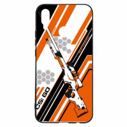 Чохол для Huawei P Smart Plus 2018 CS: GO AWP Asiimov Skin - PrintSalon