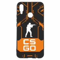 Чохол для Huawei P Smart Plus 2018 CS GO Chip Texture - PrintSalon