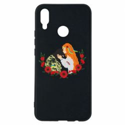Чохол для Huawei P Smart Plus 2018 Дівчина цілує солдата - PrintSalon