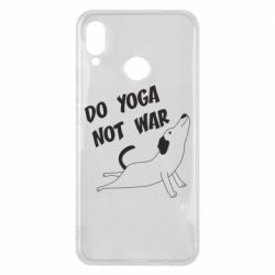 Чехол для Huawei P Smart Plus 2018 Do yoga not war - PrintSalon