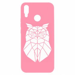 Чохол для Huawei P Smart Plus 2018 Geometric Owl - PrintSalon