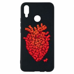 Чехол для Huawei P Smart Plus 2018 Heart of many cats - PrintSalon
