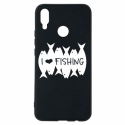 Чохол для Huawei P Smart Plus 2018 I Love Fishing - PrintSalon