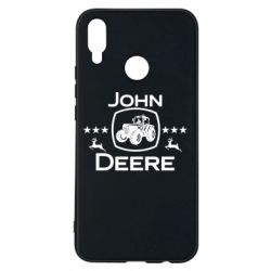 Чехол для Huawei P Smart Plus 2018 John Deere and tractor fanArt - PrintSalon