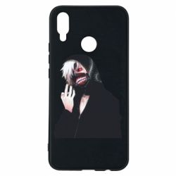 Чехол для Huawei P Smart Plus 2018 Kaneki Portrait - PrintSalon