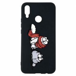 Чехол для Huawei P Smart Plus 2018 Кот Саймона Зима