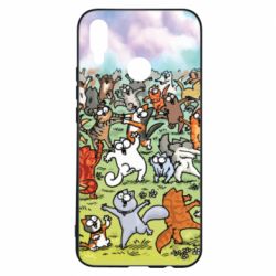 Чохол для Huawei P Smart Plus 2018 Коти танцюють - PrintSalon