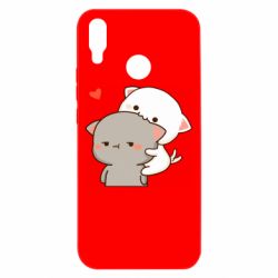 Чехол для Huawei P Smart Plus 2018 Котики кохання - PrintSalon