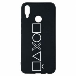 Чехол для Huawei P Smart Plus 2018 Квадрат круг икс треугольник квадрат